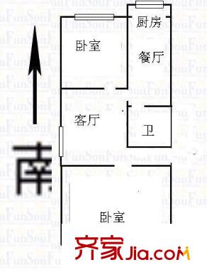 梅園百盛 2室 戶型圖