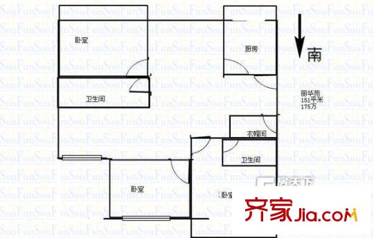 太原 麗華苑 戶型圖