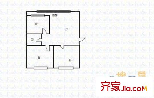 太原 省檢查院宿舍 戶型圖