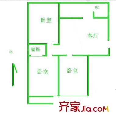 太原 省統(tǒng)計局宿舍 戶型圖