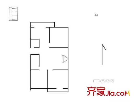 太原 勝利橋東統(tǒng)計局宿舍 戶型圖