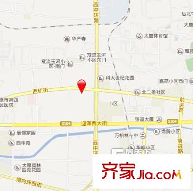 省五建宿舍交通圖太原  