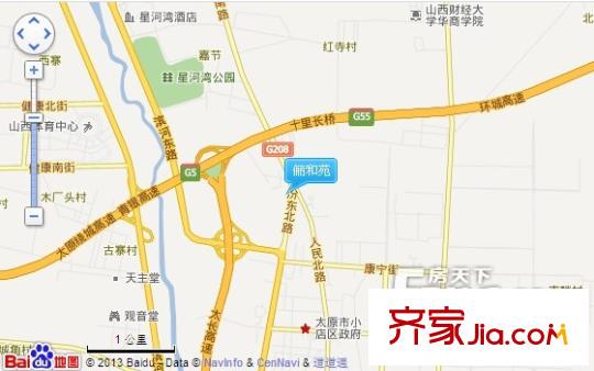 儷和苑交通圖太原  