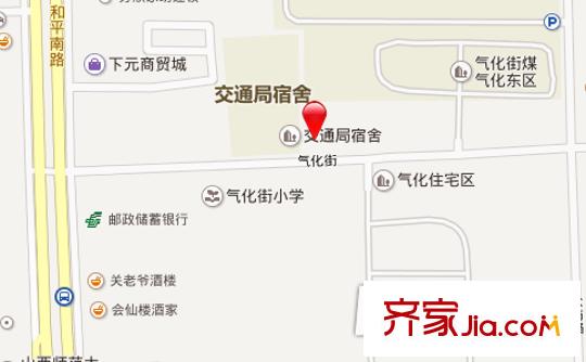 氣化街交通局宿舍交通圖太原  