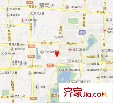 全順馨城交通圖太原  