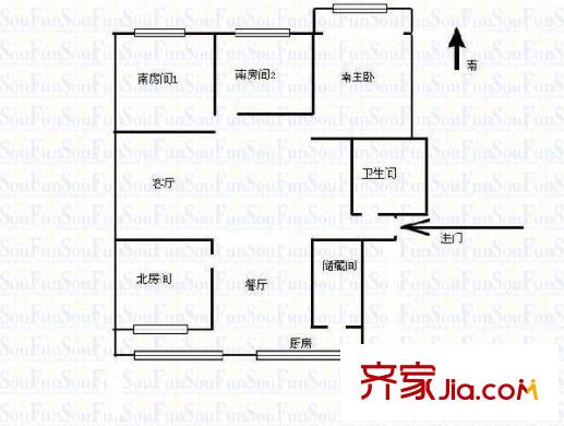 太原 新秀園小區(qū) 戶型圖
