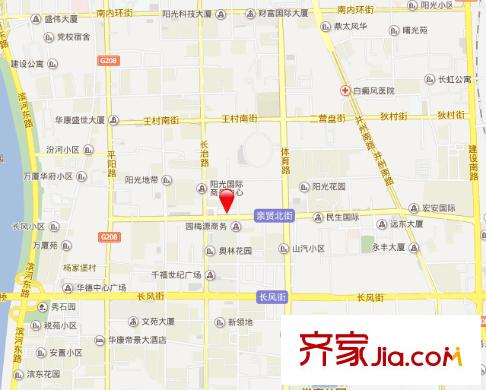 三陽小區(qū)交通圖太原  