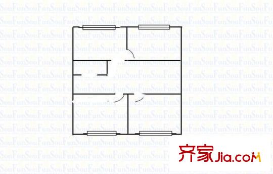聯(lián)通小區(qū) 3室 戶型圖