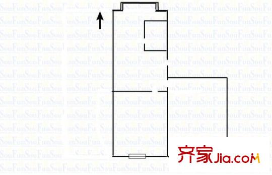 金屬小區(qū) 2室 戶型圖