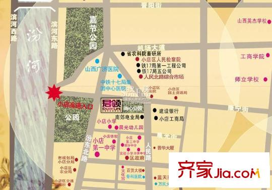 君領(lǐng)交通圖生活機能圖