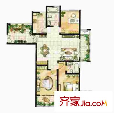 太原 恒運(yùn)通商廈 戶型圖
