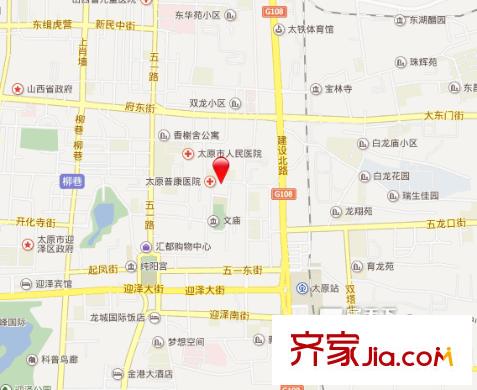 光華苑交通圖太原  