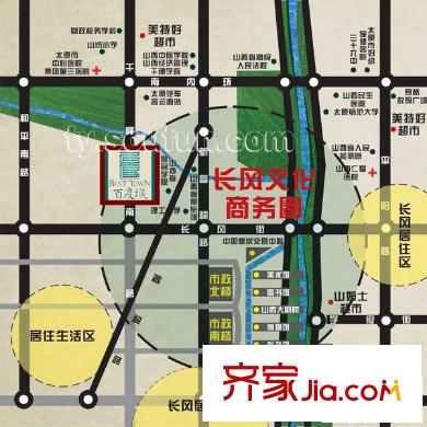 郡宇萬象城交通圖區(qū)位圖