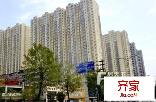 郡宇萬象城外景圖太原  