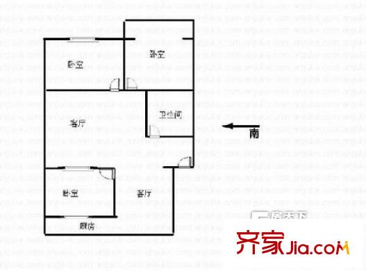 太原 東港嘉園 戶型圖