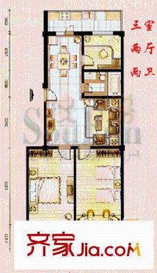 太原 東港嘉園 戶型圖