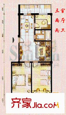 太原 東港嘉園 戶型圖