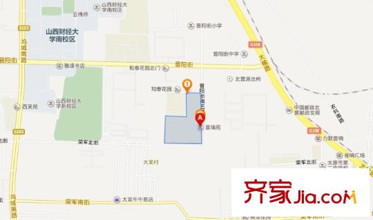晉瑞苑交通圖太原  