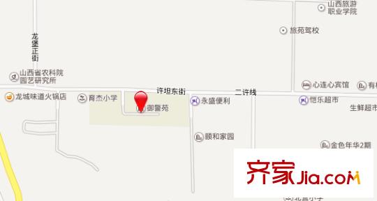 御警苑小區(qū)交通圖太原  
