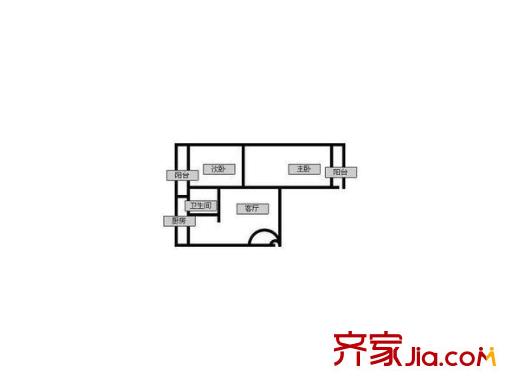 太原 電建三集團公司宿舍 戶型圖