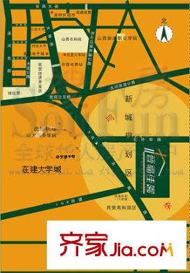 晉福佳園交通圖