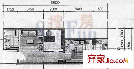 金圣甲第B座F2戶型