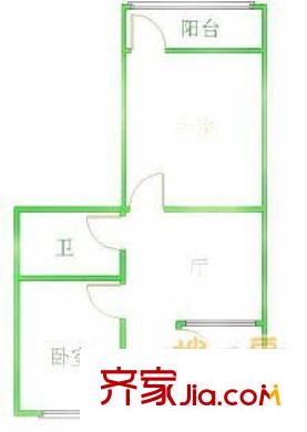 省郵電學(xué)校宿舍戶型圖郵電學(xué)校宿舍 2室 戶型圖 2室1廳1衛(wèi)1廚