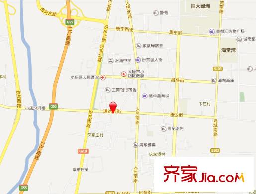 幸福家園交通圖太原  