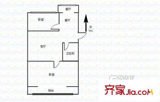 太原 前進路財政廳宿舍 戶型圖