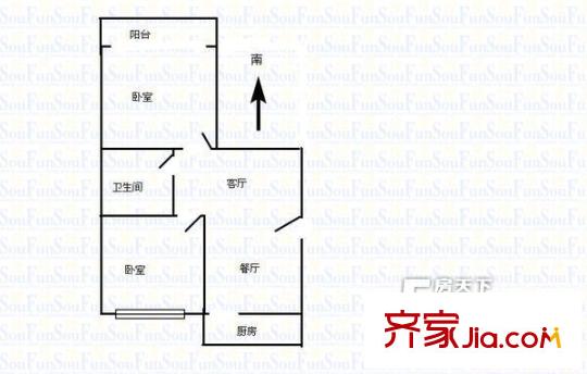 太原 前進路財政廳宿舍 戶型圖