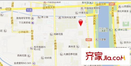 棉麻小區(qū)交通圖太原  