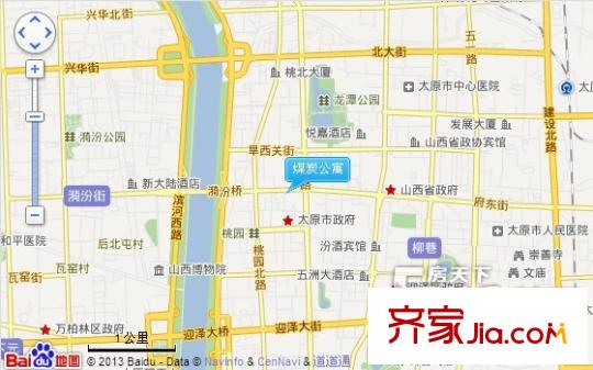 煤炭公寓交通圖太原  