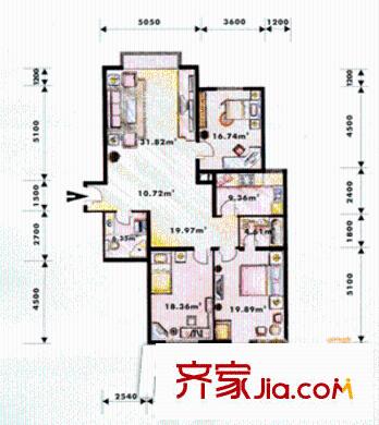 太原 美麗新世界 戶型圖