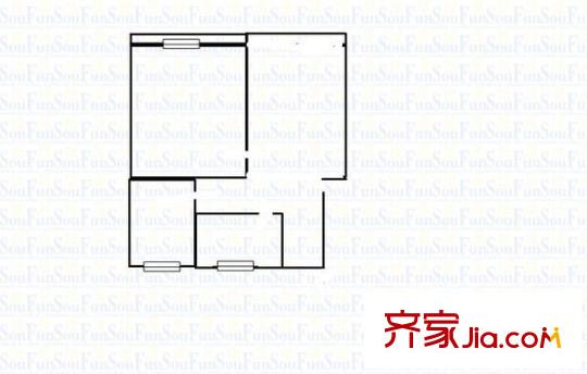 佳境花園 3室 戶型圖