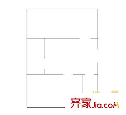 中國電子科技三十三研究所宿舍區(qū) 2室 戶型圖