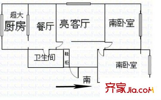 礦山救護大隊宿舍 0室 戶型圖