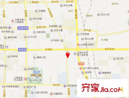 中國電子科技三十三研究所宿舍區(qū)交通圖電子科技三十三研究所宿舍區(qū) 