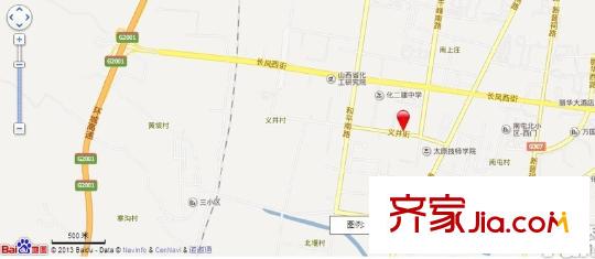 軍景苑交通圖太原  