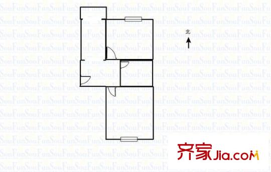 景澤苑 1室 戶型圖