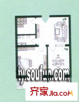 太原 金鼎柏翠苑 戶型圖
