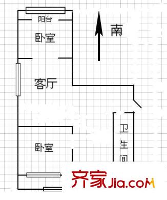 汽運(yùn)三公司宿舍 0室 戶型圖