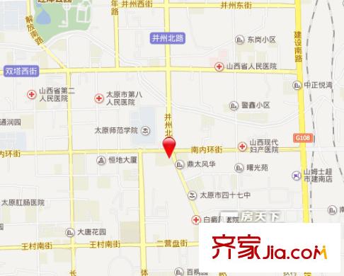 服務(wù)公司宿舍交通圖太原  