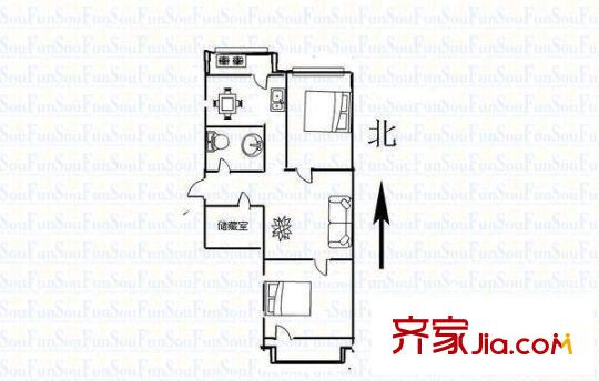 太原 南內(nèi)環(huán)光學(xué)儀器廠宿舍 戶型圖