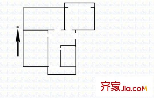 重減小區(qū) 2室 戶型圖