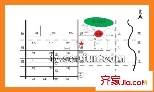 敦化太陽城交通圖