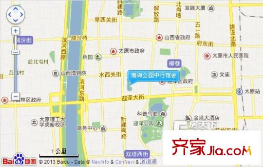 南海公園中行宿舍交通圖太原  