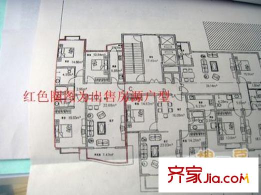 長(zhǎng)風(fēng)欣中苑 3室 戶型圖