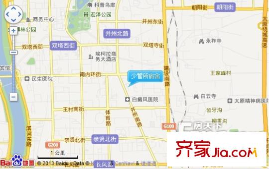 少管所宿舍交通圖太原  