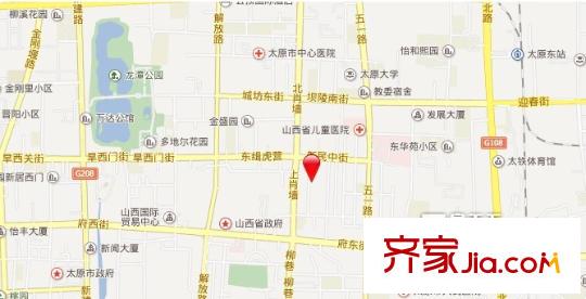壩陵街農(nóng)行宿舍交通圖太原  