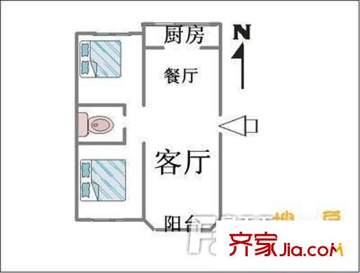 太原 市五交化公司宿舍 戶型圖